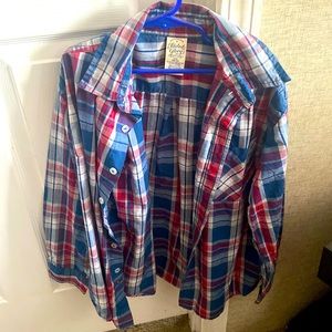 Boys long sleeve button up
